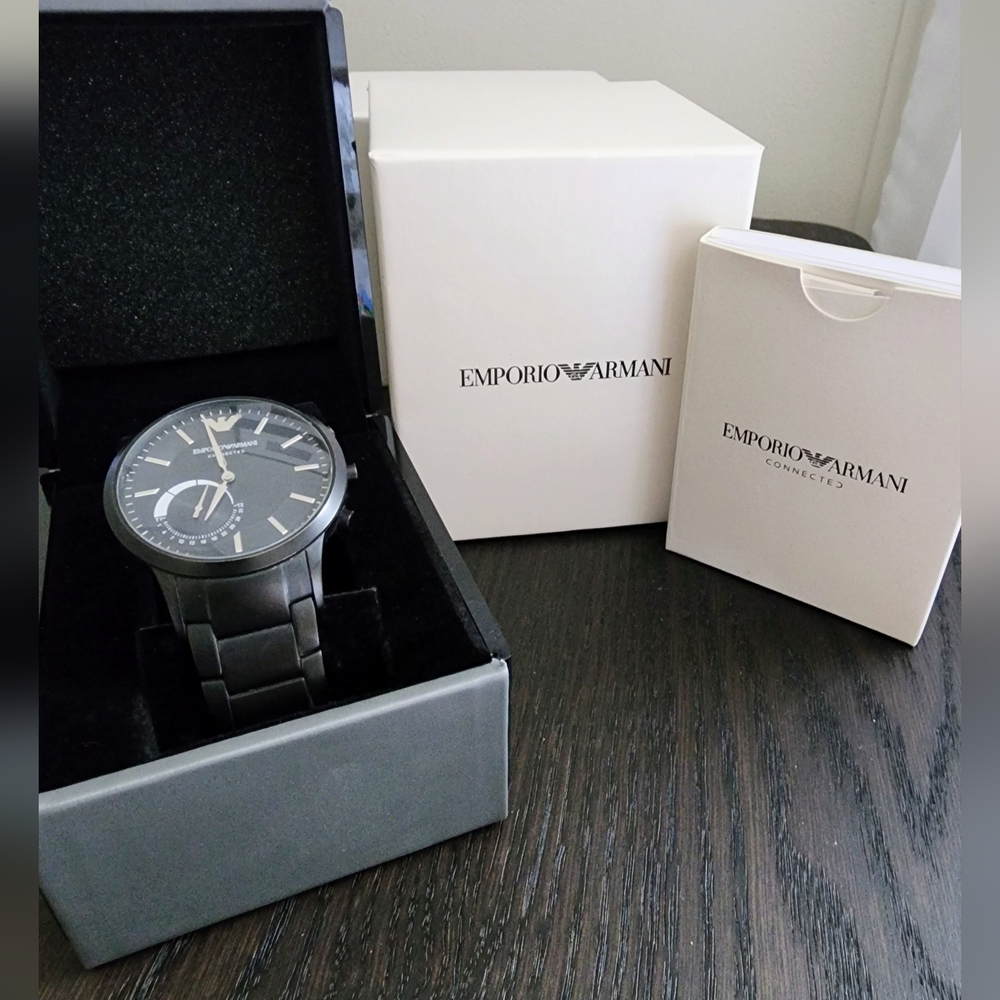 Emporio Armani Connected Renato ART3001 hybrid smartwatch BNIB